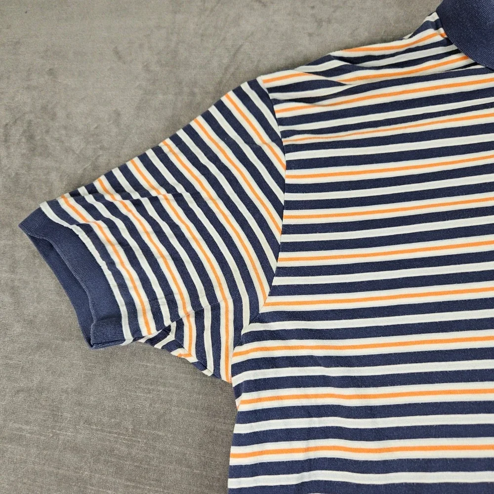 Polo Ralph Lauren Vintage Mens XL Striped Short Sleeve‎ Polo Shirt